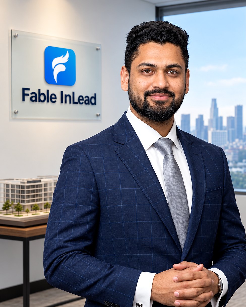 Saiful Islam Saif, Founder of Fable InLead, in the office